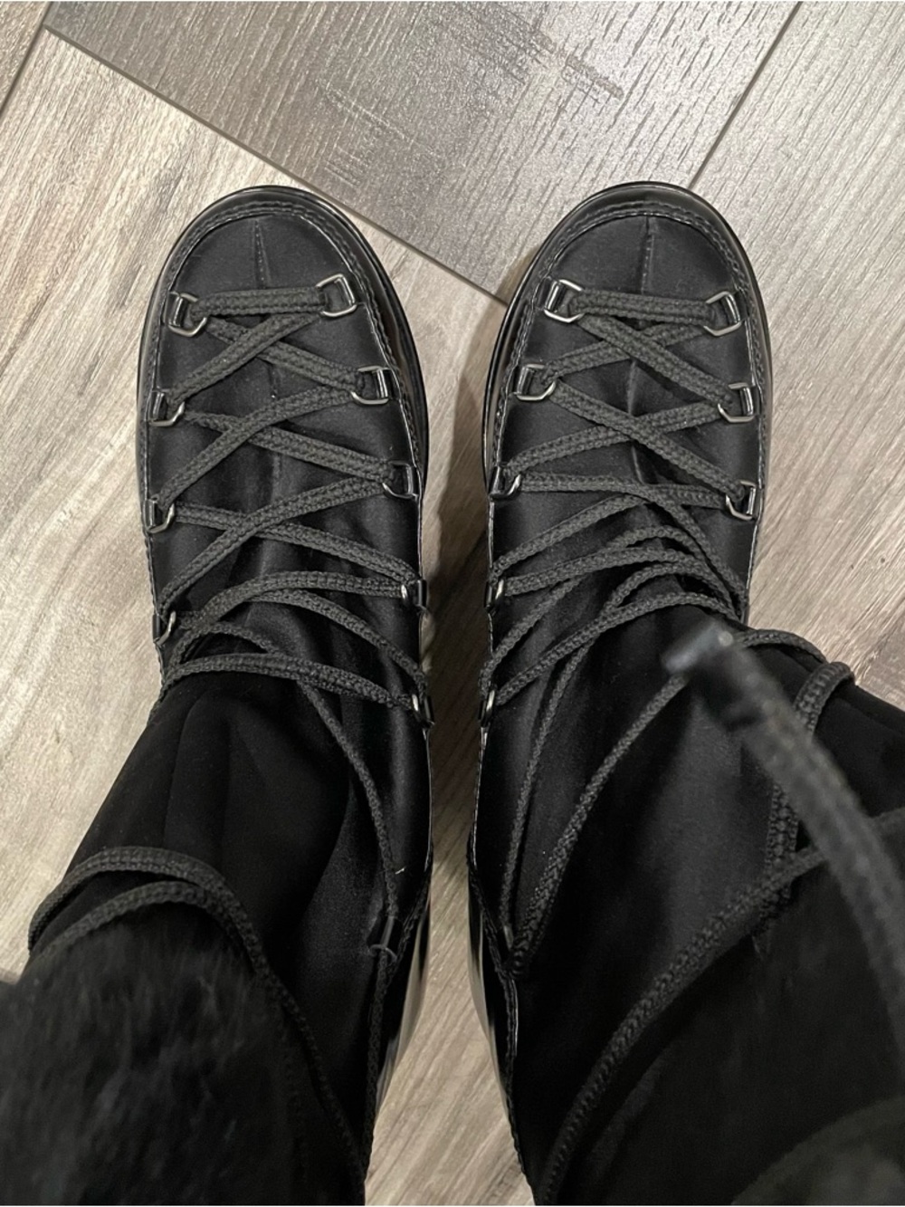 Givenchy Alexander McQueen Black Snow Boots 37 - Picture 7 of 7